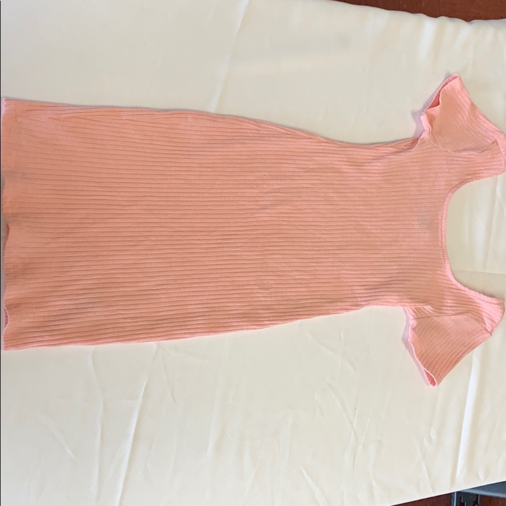 Tight peach dress